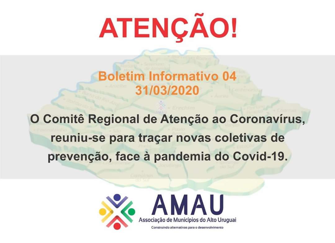 Você está visualizando atualmente BOLETIM INFORMATIVO 04 – 31/03/2020