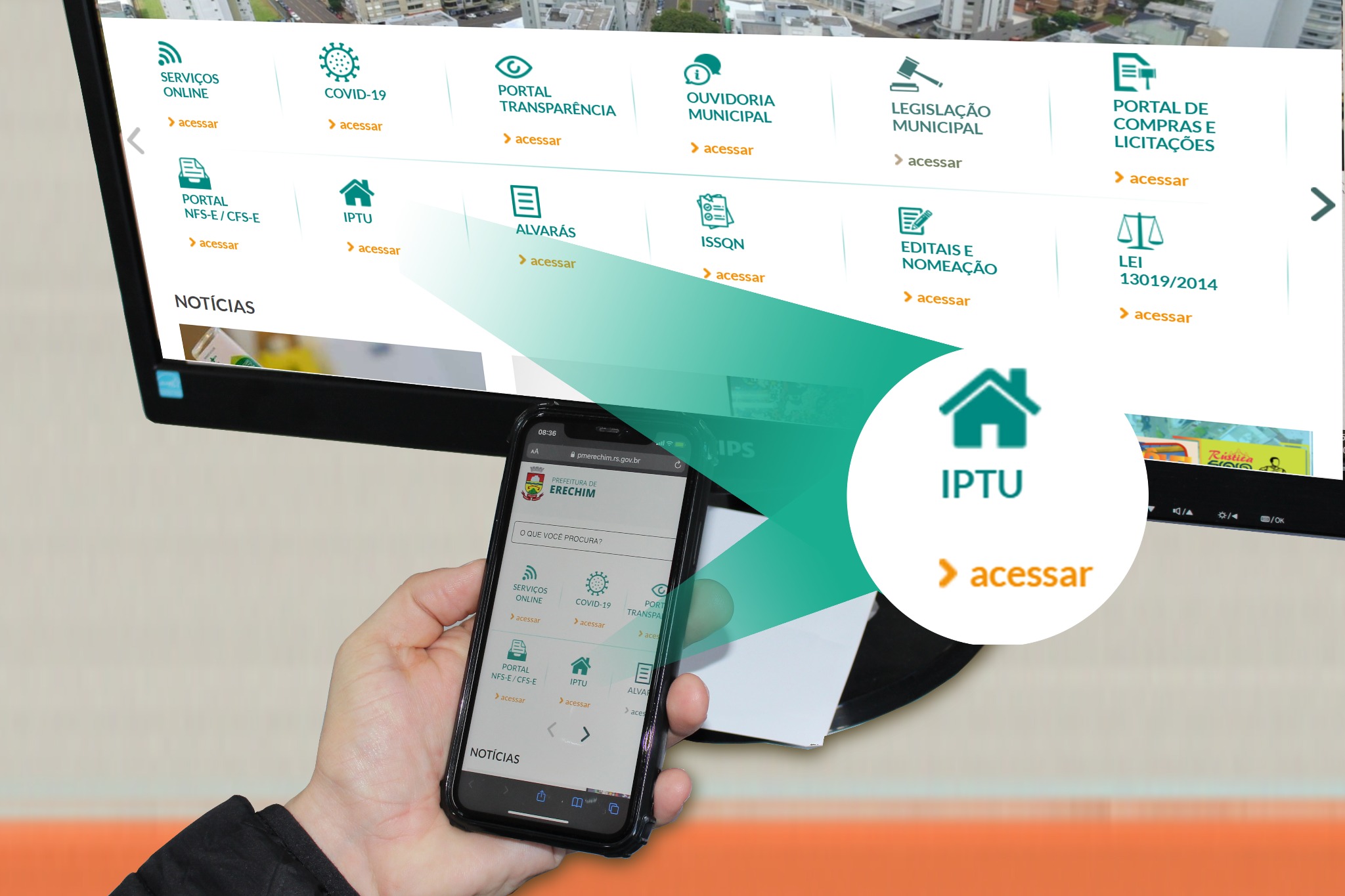 Você está visualizando atualmente CONTRIBUINTES TÊM ACESSO A CARNÊS DO IPTU E DO ISSQN ONLINE