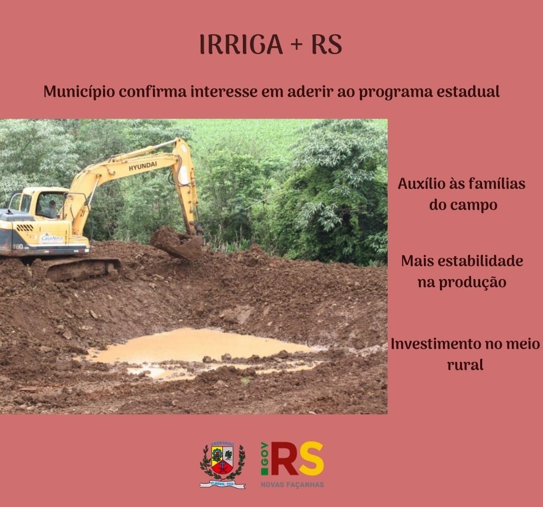 Você está visualizando atualmente Município anuncia encaminhamentos à programa estadual de incentivo à construção de microaçudes