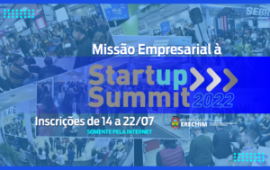 Leia mais sobre o artigo PREFEITURA ABRE CHAMAMENTO PÚBLICO PARA MISSÃO EMPRESARIAL À STARTUP SUMMIT FLORIANÓPOLIS