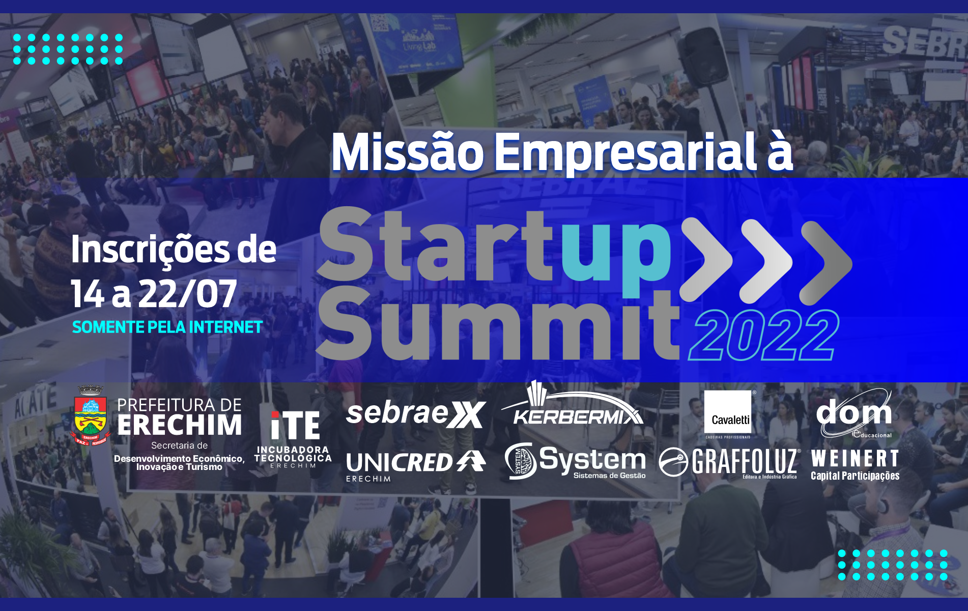 Você está visualizando atualmente PREFEITURA ABRE CHAMAMENTO PÚBLICO PARA MISSÃO EMPRESARIAL À STARTUP SUMMIT FLORIANÓPOLIS