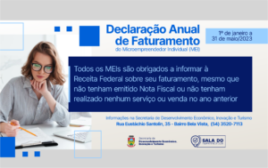 Leia mais sobre o artigo DECLARAÇÃO ANUAL DE FATURAMENTO DO MICROEMPREENDEDOR INDIVIDUAL (MEI)