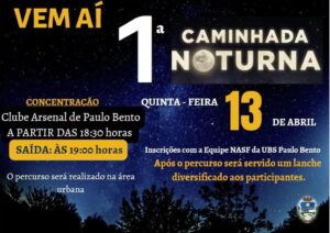 Leia mais sobre o artigo Primeira Caminhada Noturna