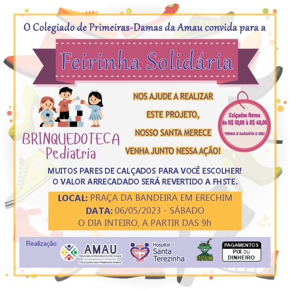 Você está visualizando atualmente Feirinha Solidária é organizada pelo colegiado das primeiras-damas da AMAU