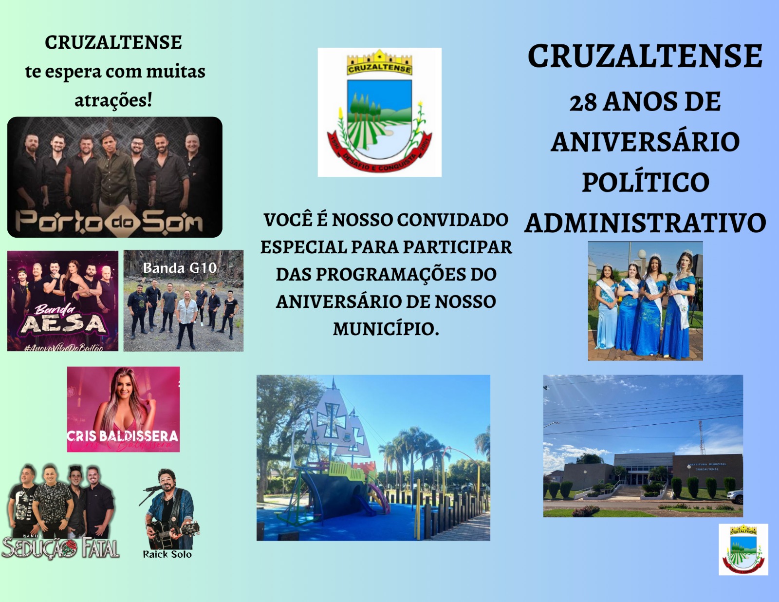 Leia mais sobre o artigo CRUZALTENSE! 28 ANOS DE ANIVERSÁRIO POLÍTICO ADMINISTRATIVO.